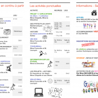 Nos activités pour ce jour spécial